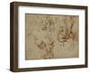 Study of a Back and Shoulder-Michelangelo Buonarroti-Framed Giclee Print