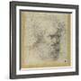 Study of a Bearded Head (Possibly for an Apostle)-Parmigianino-Framed Giclee Print