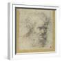 Study of a Bearded Head (Possibly for an Apostle)-Parmigianino-Framed Giclee Print