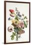 Study of a Bunch of Flowers, 1817-Antoine Berjon-Framed Giclee Print