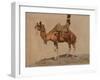 Study of a Camel, C. 1891 (Oil on Canvas)-Aleksei Danilovich Kivshenko-Framed Giclee Print