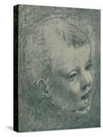 'Study of a Child's Head', 1482-1483, (1932)-Leonardo Da Vinci-Stretched Canvas