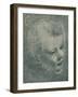 'Study of a Child's Head', 1482-1483, (1932)-Leonardo Da Vinci-Framed Giclee Print