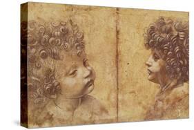 Study of a Child's Head-Leonardo da Vinci-Stretched Canvas