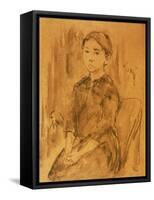 Study of a Child-Gwen John-Framed Stretched Canvas