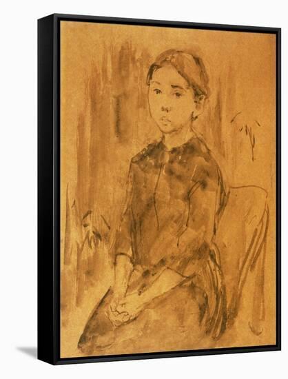 Study of a Child-Gwen John-Framed Stretched Canvas