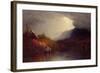 Study of a Coming Storm on Lake George, 1863-Sanford Robinson Gifford-Framed Giclee Print