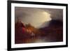 Study of a Coming Storm on Lake George, 1863-Sanford Robinson Gifford-Framed Giclee Print