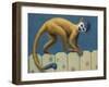 Study of a Cute Monkey-James W. Johnson-Framed Giclee Print