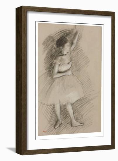 Study of a Dancer, 1873-1874-Edgar Degas-Framed Giclee Print