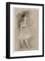 Study of a Dancer, 1873-1874-Edgar Degas-Framed Giclee Print