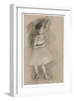 Study of a Dancer, 1873-1874-Edgar Degas-Framed Giclee Print