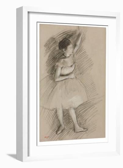 Study of a Dancer, 1873-1874-Edgar Degas-Framed Giclee Print