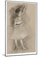 Study of a Dancer, 1873-1874-Edgar Degas-Mounted Giclee Print