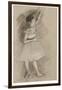 Study of a Dancer, 1873-1874-Edgar Degas-Framed Giclee Print