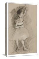 Study of a Dancer, 1873-1874-Edgar Degas-Stretched Canvas