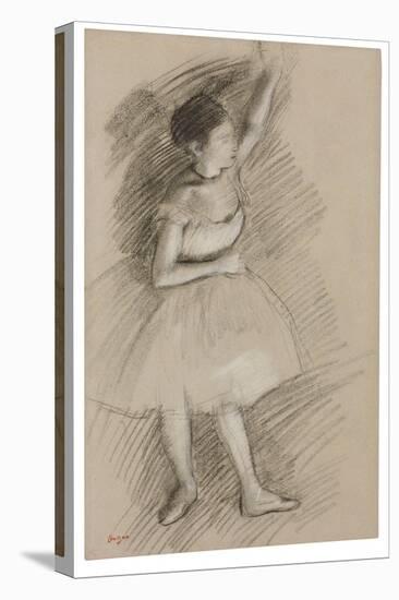 Study of a Dancer, 1873-1874-Edgar Degas-Stretched Canvas