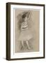 Study of a Dancer, 1873-1874-Edgar Degas-Framed Premium Giclee Print