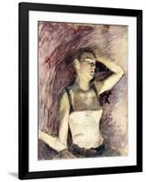 Study of a Dancer, 1888-Henri de Toulouse-Lautrec-Framed Giclee Print