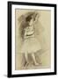 Study of a Dancer; Etude De Danseuse, 1873-1874-Edgar Degas-Framed Giclee Print