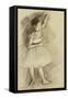 Study of a Dancer; Etude De Danseuse, 1873-1874-Edgar Degas-Framed Stretched Canvas