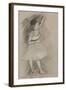 Study of a Dancer; Etude De Danseuse, 1873-1874-Edgar Degas-Framed Giclee Print