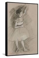 Study of a Dancer; Etude De Danseuse, 1873-1874-Edgar Degas-Framed Stretched Canvas