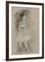 Study of a Dancer; Etude De Danseuse, 1873-1874-Edgar Degas-Framed Giclee Print