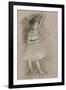 Study of a Dancer; Etude De Danseuse, 1873-1874-Edgar Degas-Framed Giclee Print