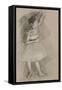 Study of a Dancer; Etude De Danseuse, 1873-1874-Edgar Degas-Framed Stretched Canvas