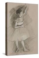 Study of a Dancer; Etude De Danseuse, 1873-1874-Edgar Degas-Stretched Canvas