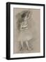 Study of a Dancer; Etude De Danseuse, 1873-1874-Edgar Degas-Framed Giclee Print