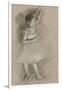 Study of a Dancer; Etude De Danseuse, 1873-1874-Edgar Degas-Framed Giclee Print