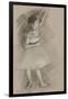 Study of a Dancer; Etude De Danseuse, 1873-1874-Edgar Degas-Framed Giclee Print