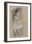 Study of a Dancer; Etude De Danseuse, 1873-1874-Edgar Degas-Framed Premium Giclee Print