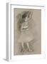 Study of a Dancer; Etude De Danseuse, 1873-1874-Edgar Degas-Framed Premium Giclee Print