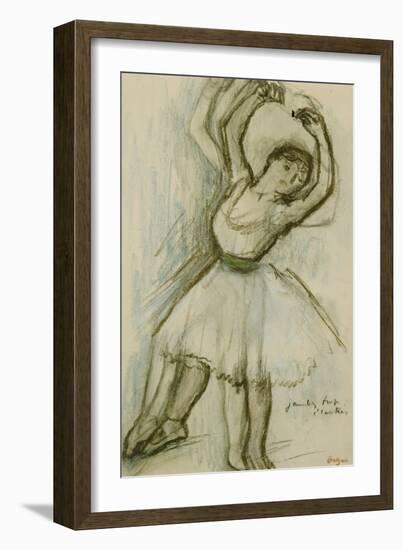 Study of a Dancer-Edgar Degas-Framed Giclee Print