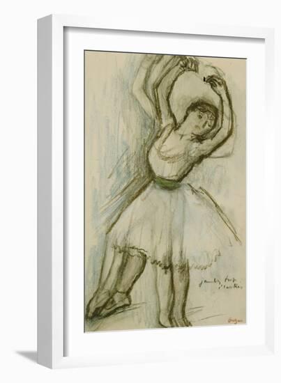 Study of a Dancer-Edgar Degas-Framed Giclee Print