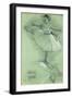 Study of a Dancer-Edgar Degas-Framed Giclee Print