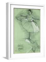 Study of a Dancer-Edgar Degas-Framed Giclee Print