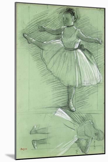 Study of a Dancer-Edgar Degas-Mounted Giclee Print