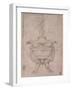 Study of a Decorative Urn-Michelangelo Buonarroti-Framed Giclee Print