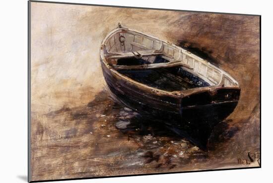 Study of a Dinghy, 1901-Charles Napier Hemy-Mounted Giclee Print