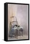 Study of a Dog on a Chair-William Henry Hunt-Framed Stretched Canvas