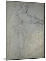 Study of a Draped Male Figure-Annibale Carracci-Mounted Giclee Print