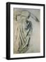 Study of a Draped Woman-Edgar Degas-Framed Giclee Print