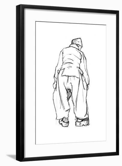 Study of a Dutch Boatman, 1898-Nico Jungmann-Framed Giclee Print