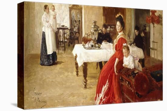 Study of a Family Portrait, 1905-Ilya Efimovich Repin-Stretched Canvas