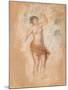 Study of a Faun Woman Dancing for 'Oedipus Rex', C. 1900-Pierre-Auguste Renoir-Mounted Giclee Print