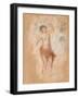 Study of a Faun Woman Dancing for 'Oedipus Rex', C. 1900-Pierre-Auguste Renoir-Framed Giclee Print